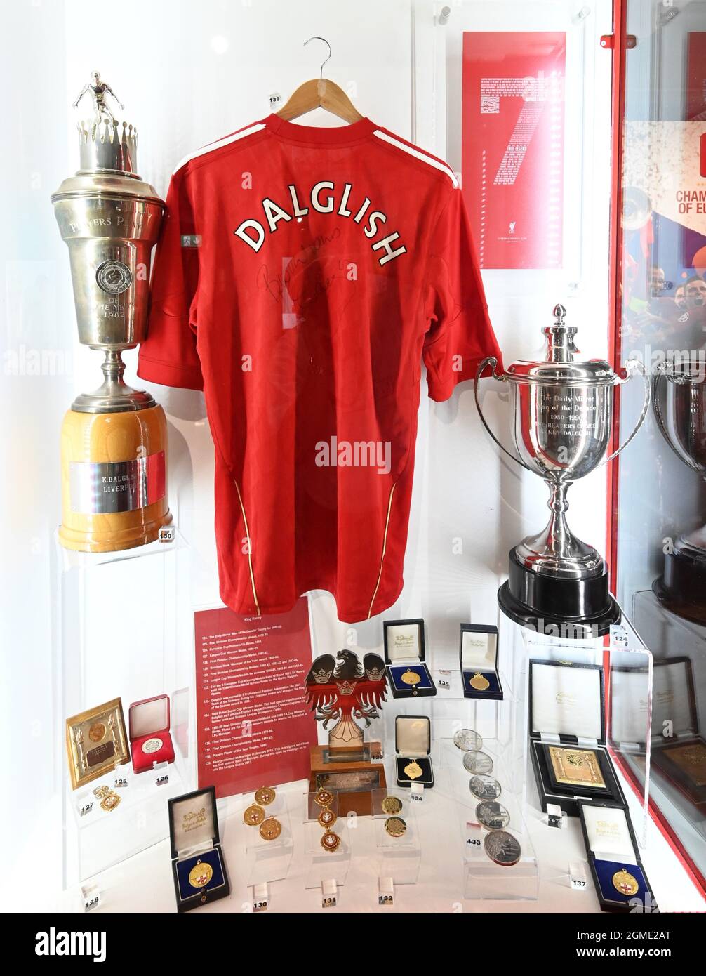 Kenny Dalglish souvenirs de football. Banque D'Images