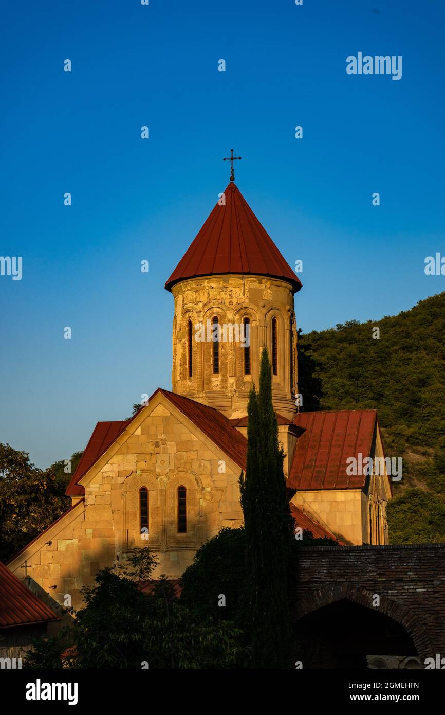 Le monastère de Betania se trouve en montagne, à proximité de la capitale géorgienne, Tbilissi Banque D'Images