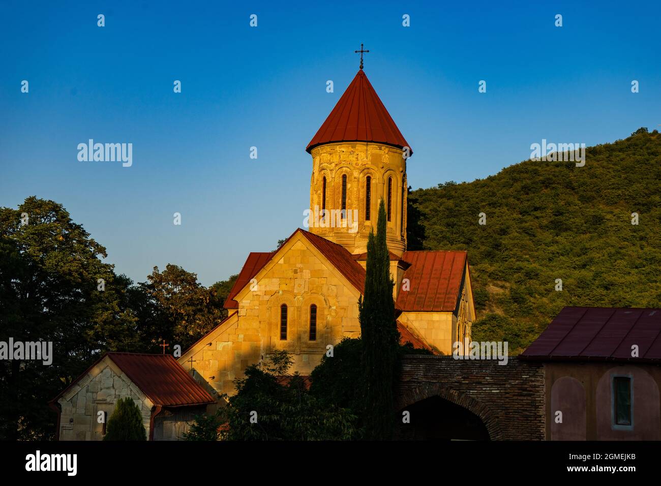 Le monastère de Betania se trouve en montagne, à proximité de la capitale géorgienne, Tbilissi Banque D'Images