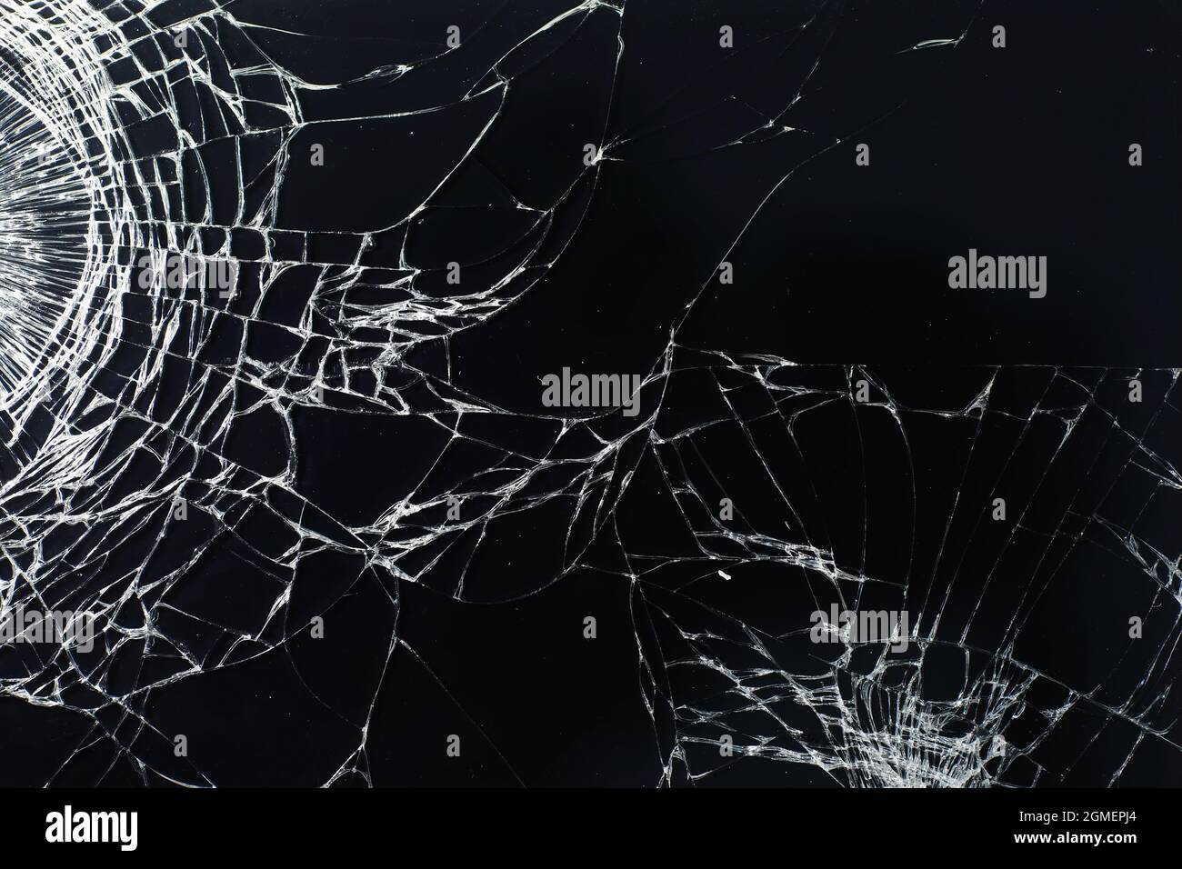 Fissure sur la vitre. Écran cassé. Téléphone cassé. Arrièreplan en — free download