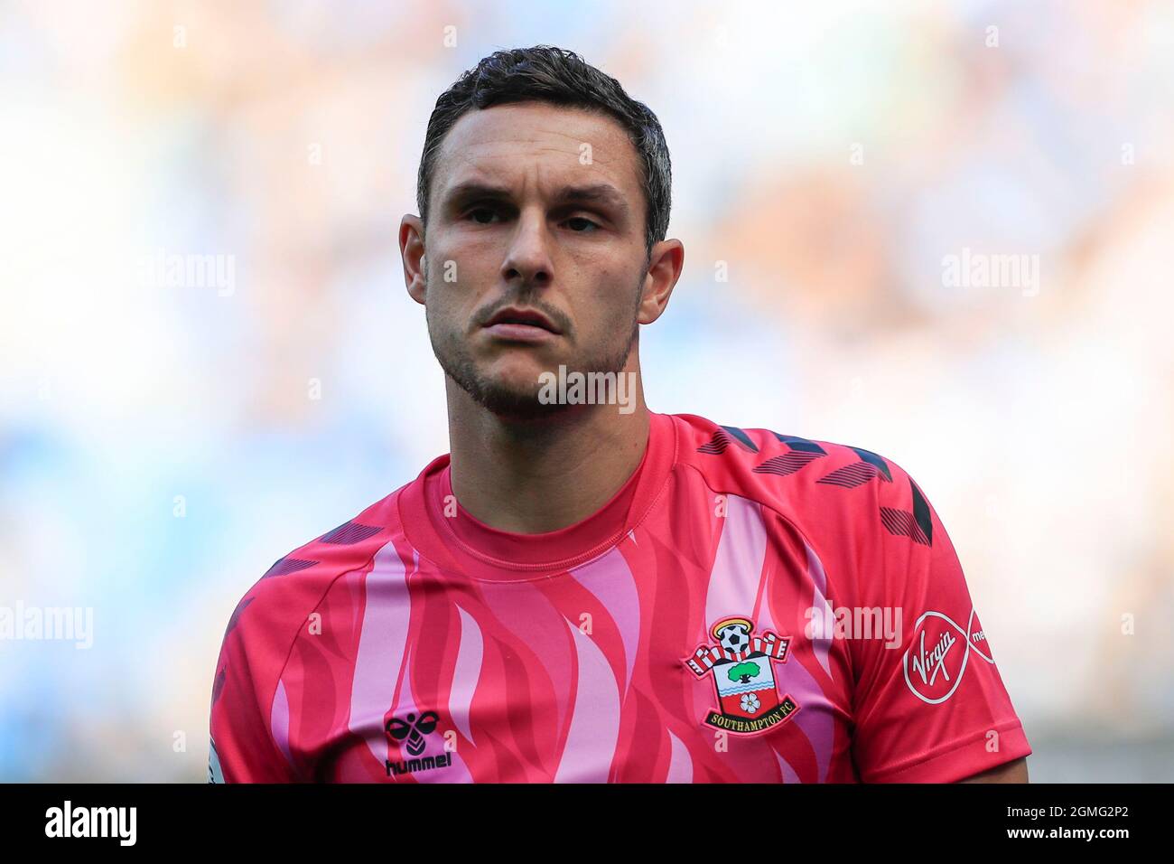 Manchester, Royaume-Uni. 18 septembre 2021. Alex McCarthy #1 de Southampton à Manchester, Royaume-Uni le 9/18/2021. (Photo de Conor Molloy/News Images/Sipa USA) crédit: SIPA USA/Alay Live News Banque D'Images