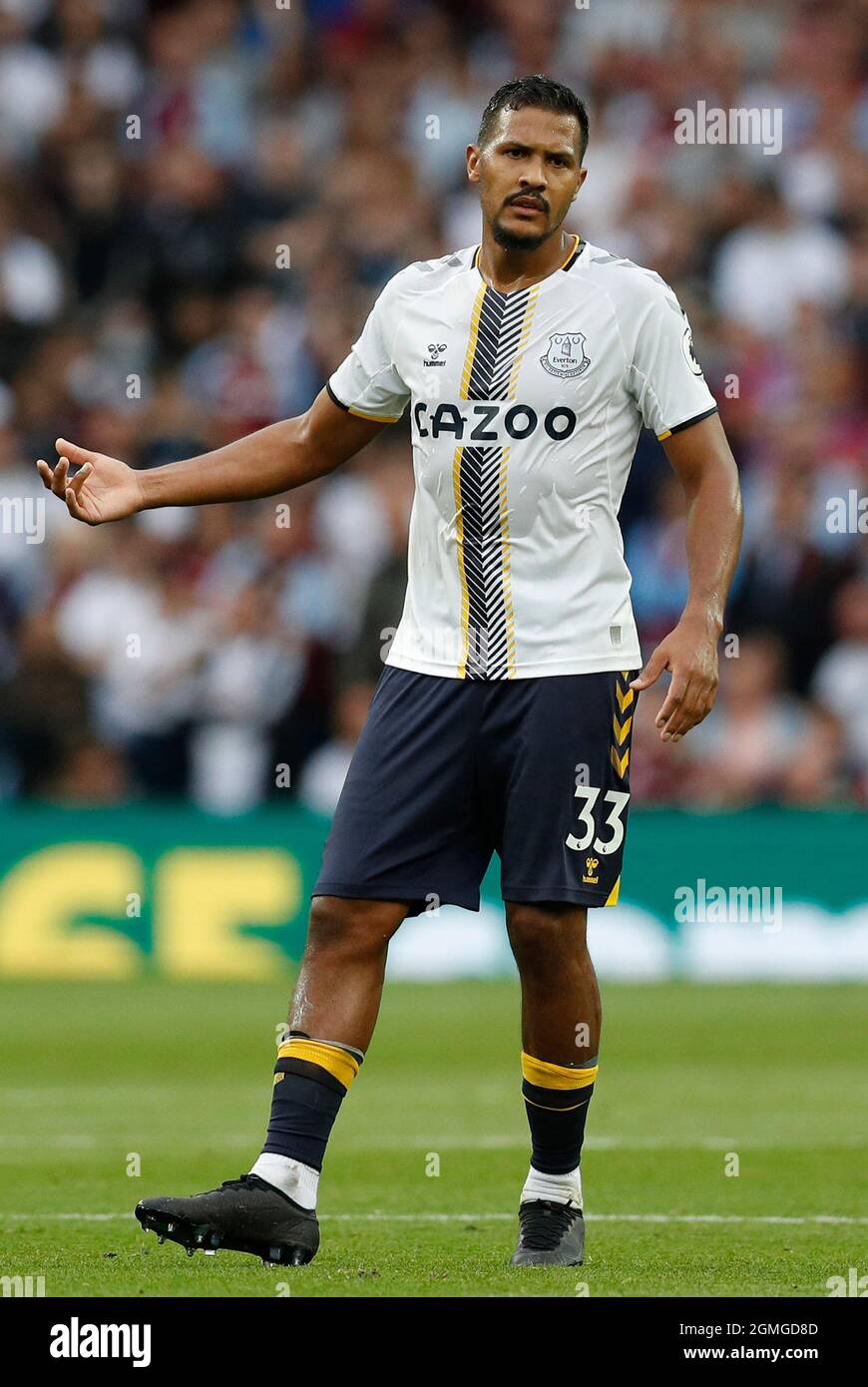 Birmingham, Angleterre, le 18 septembre 2021. Salomon Rondon d'Everton pendant le match de la Premier League à Villa Park, Birmingham. Le crédit photo doit être lu : Darren Staples / Sportimage Banque D'Images