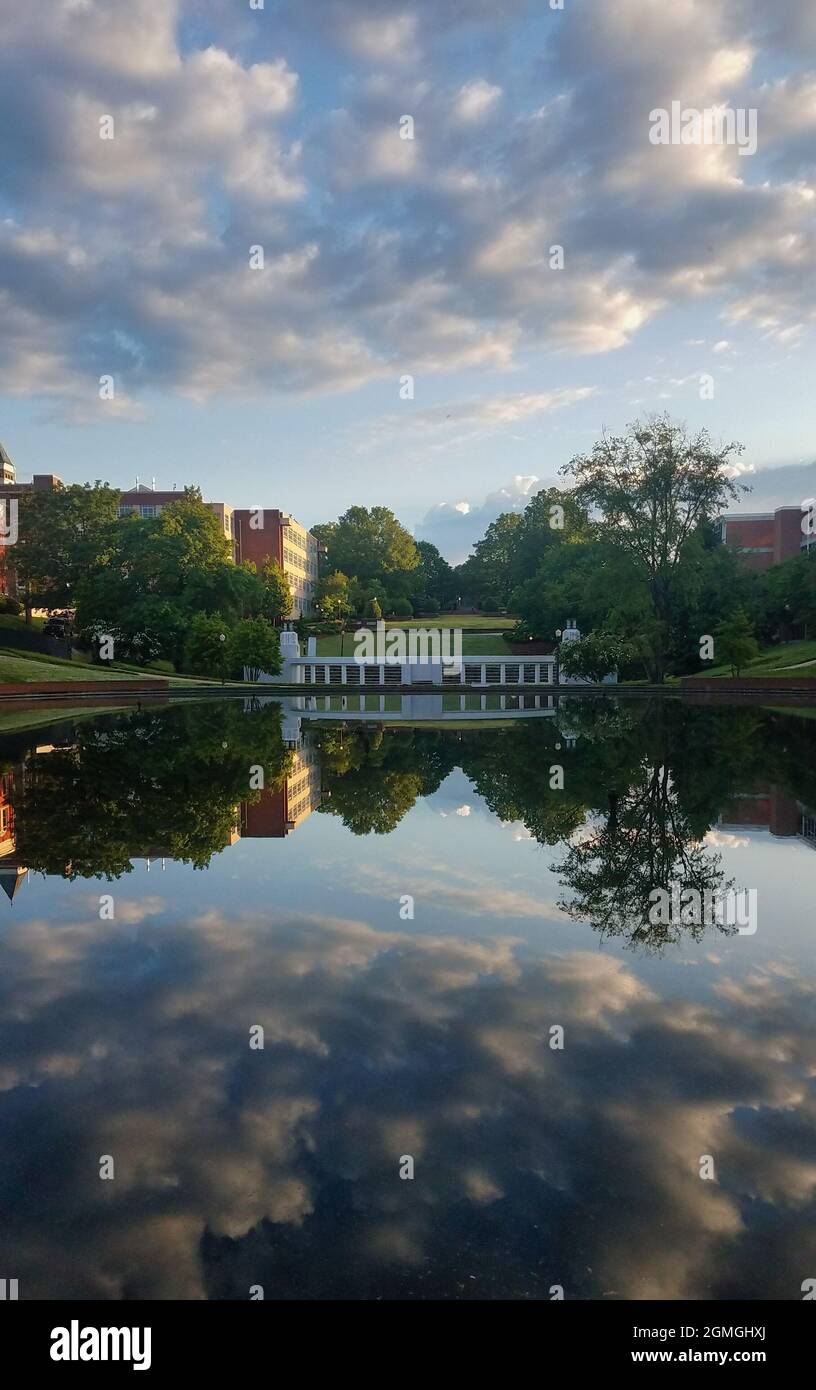 Réflexions de l'Université Clemson Banque D'Images