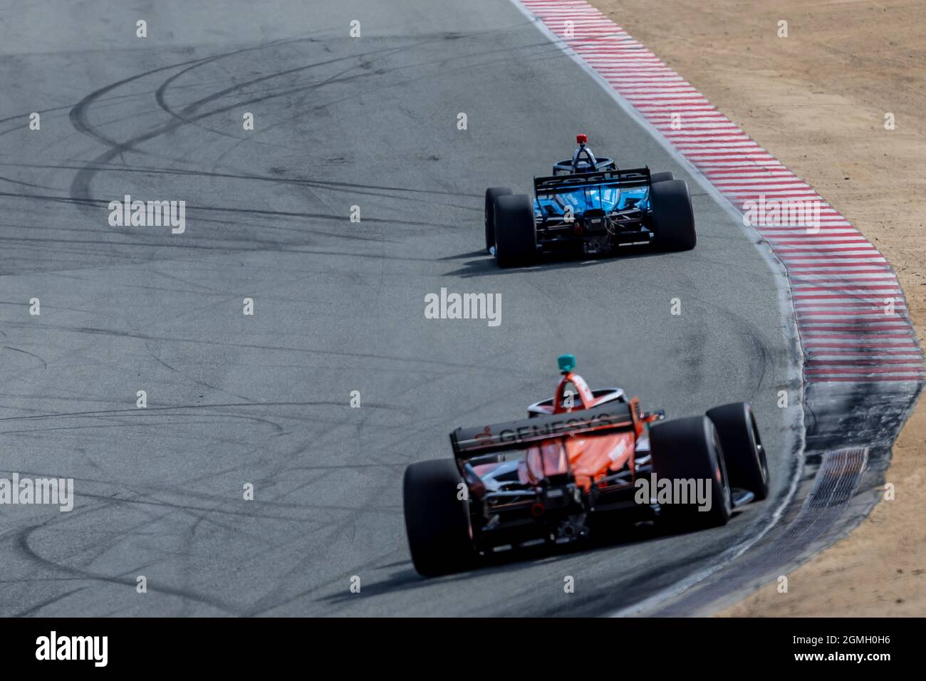 Monterey, Californie, États-Unis. 18 septembre 2021. MAX CHILTON (25), de Reigate, en Angleterre, se qualifie pour le Grand Prix Firestone de Monterey au circuit WeatherTech Laguna Seca, à Monterey, en Californie. (Credit image: © Kenneth Weisenberger Grindstone/ASP via ZUMA Press Wire) Banque D'Images