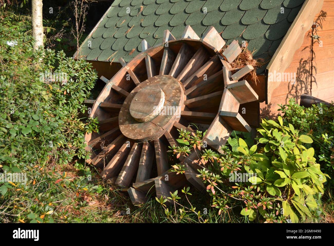 Ancien moulin à eau près de la Grange Banque D'Images