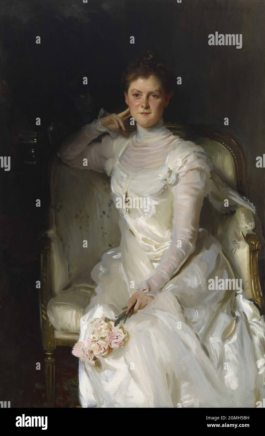 Artiste: John Singer Sargent (1856-1925) titre: Mme Joshua Montgomery Sears (Sarah Choate Sears) année: 1899 Banque D'Images