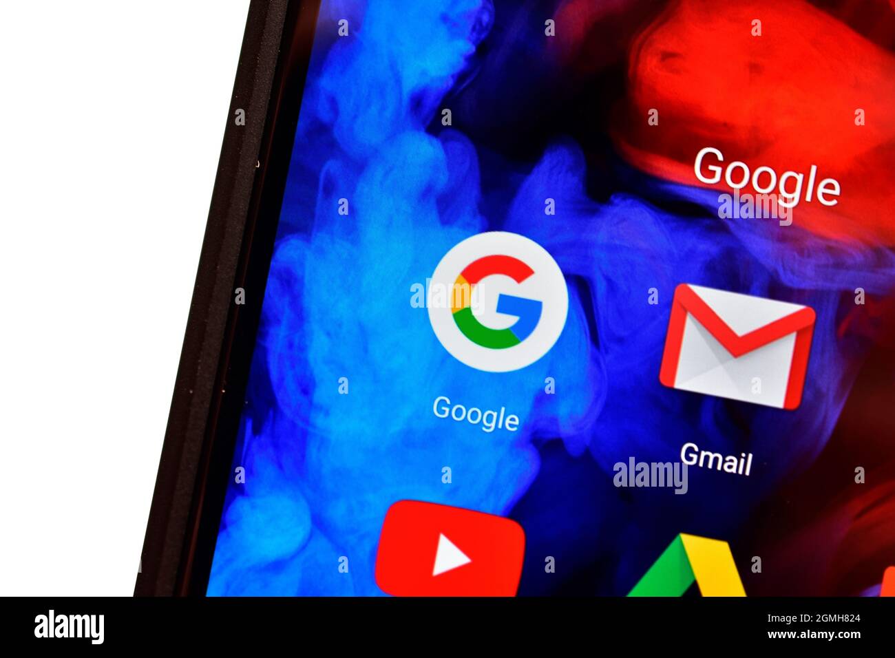 New Delhi, Inde - 22 décembre 2019 : Google Apps sur smartphone Banque D'Images