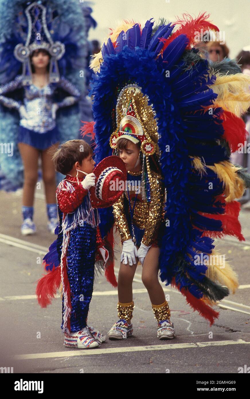 ÉTATS-UNIS. Etat de Louisiane. La Nouvelle-Orléans. Mardi gras. Banque D'Images