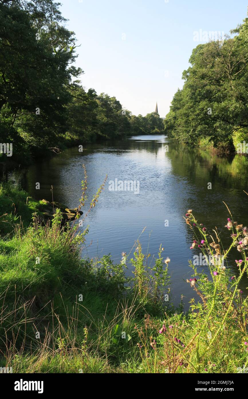 Église St Alkmunds Duffield sur la rivière derwent Banque D'Images