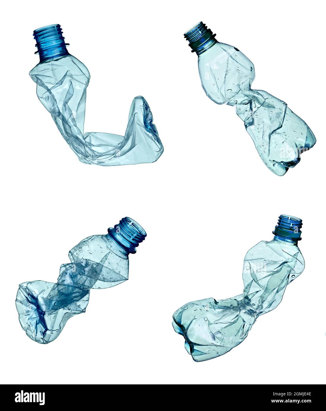 bouteille en plastique contenant à eau pour le recyclage des déchets Banque D'Images