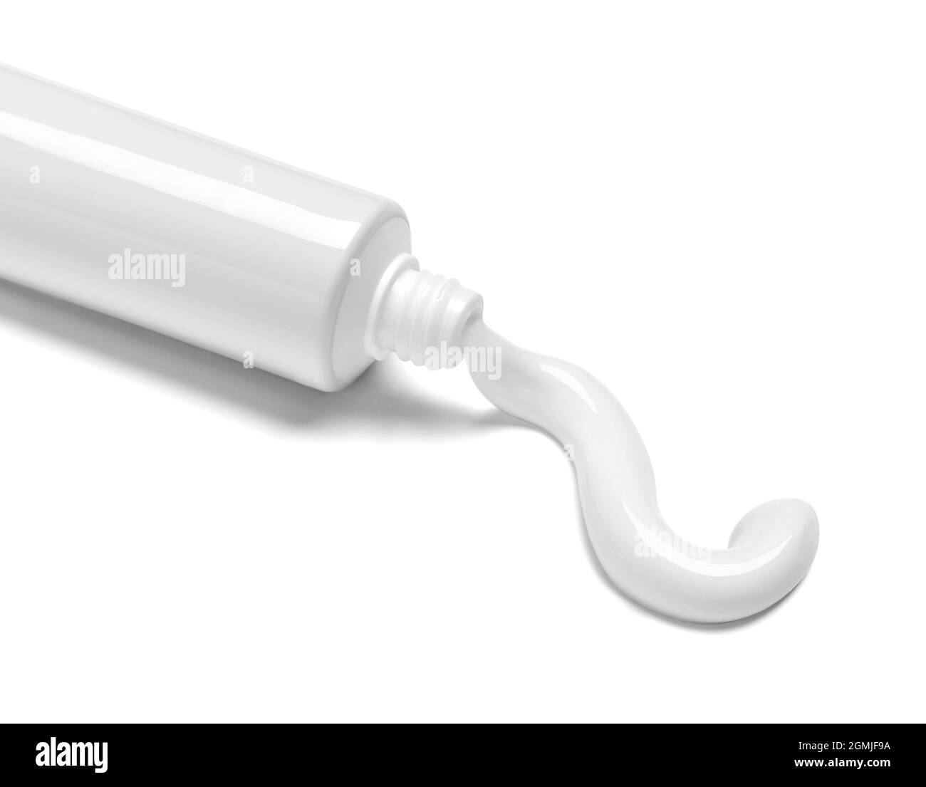 crème lotion beauté dentifrice tube blanc hygiène soins de santé Banque D'Images