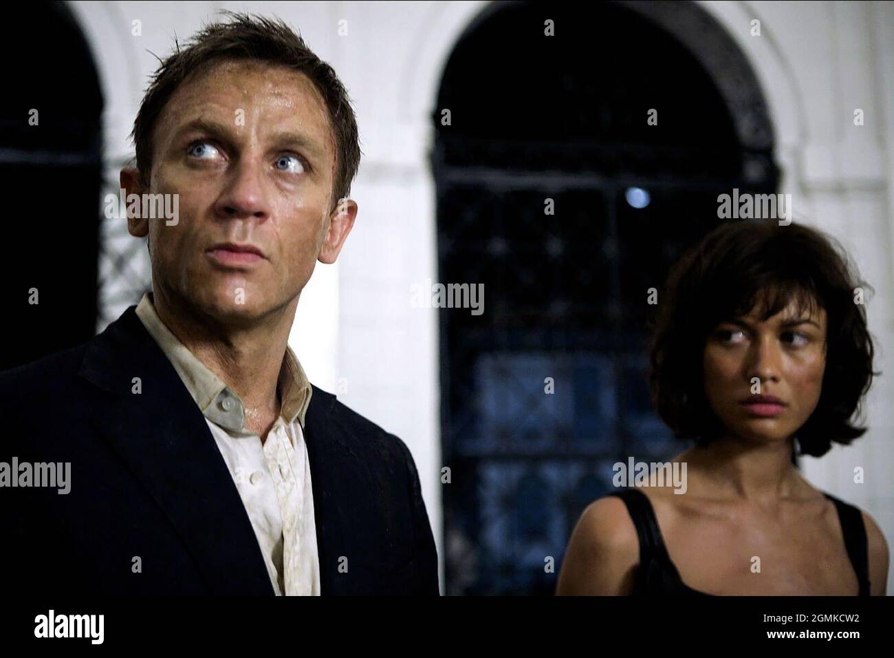 DANIEL CRAIG, OLGA KURYLENKO, QUANTUM DE SOLACE, 2008, ©MGM Banque D'Images