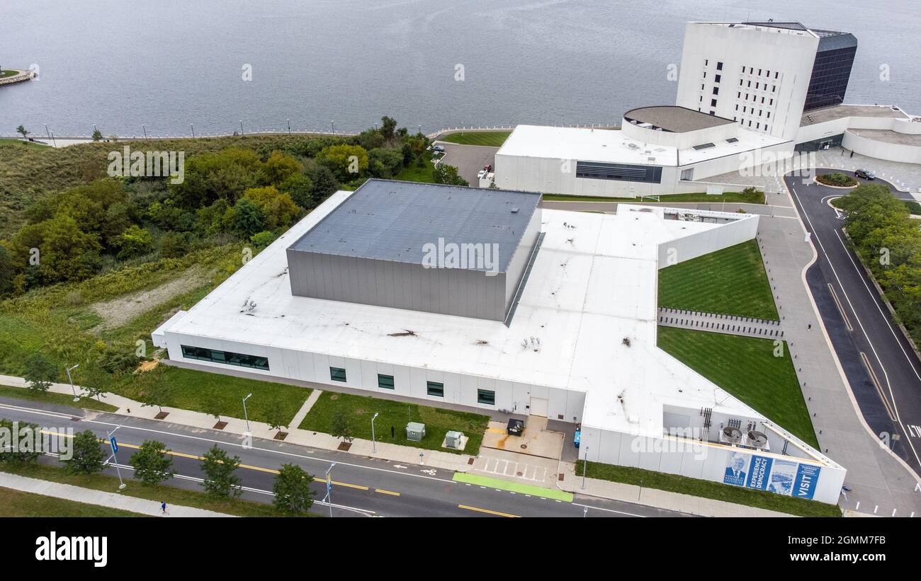 Edward M Kennedy Institute for the United States Senate, Boston, Massachusetts, États-Unis Banque D'Images