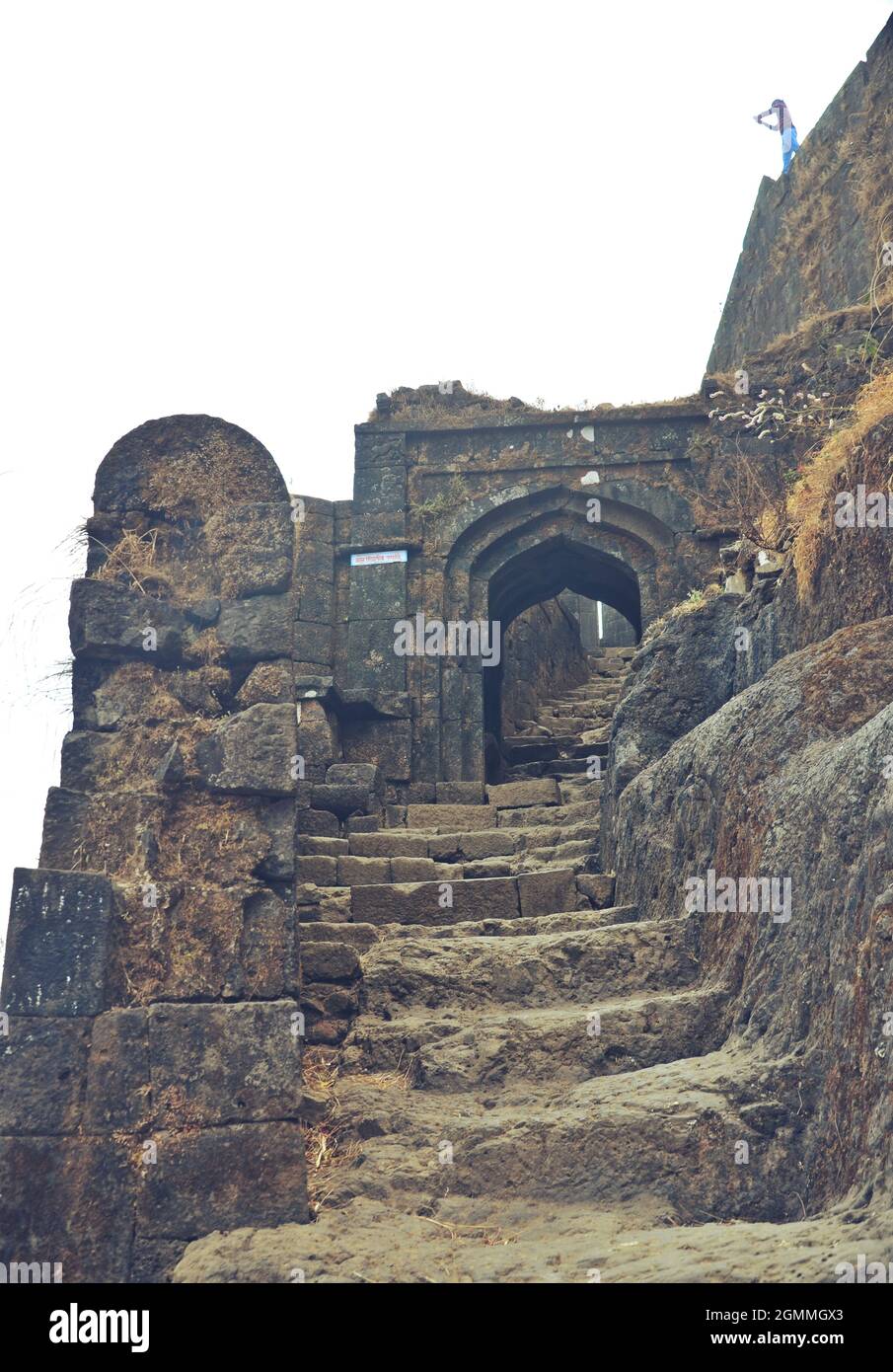 lohagad fort lonavala maharashtra inde Banque D'Images