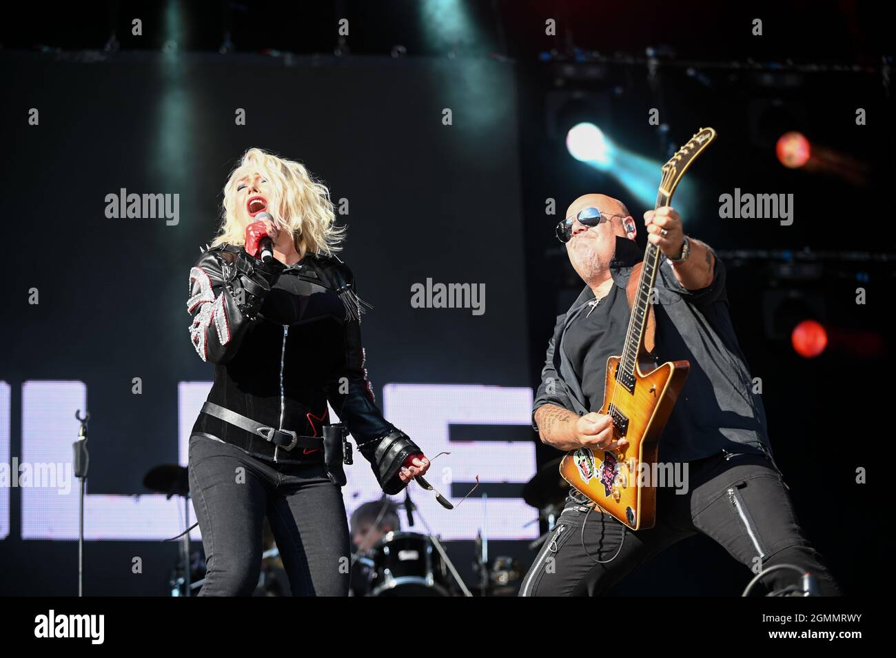 Kim Wilde se exécutant à , laisse Rock 80s , Leeds , UK , 18.09.2021 Photo  Stock - Alamy