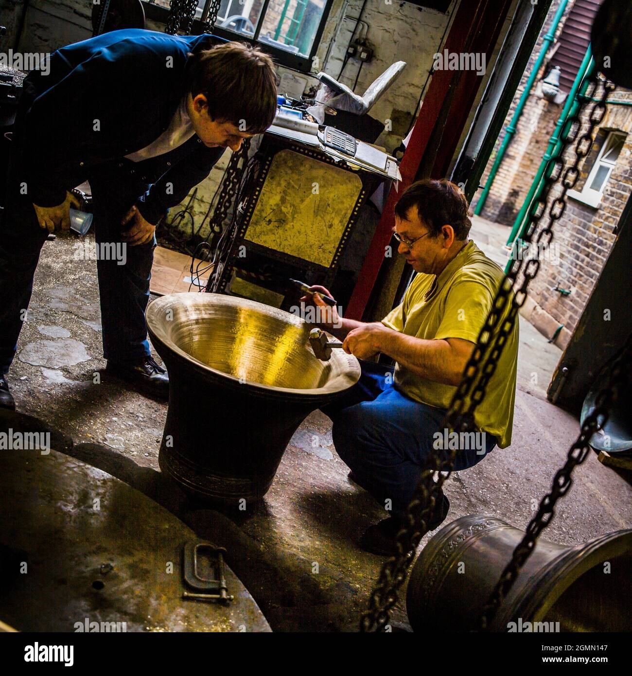 Whitechapel Bell Foundry dans la ville de Londres, Angleterre, Royaume-Uni Banque D'Images