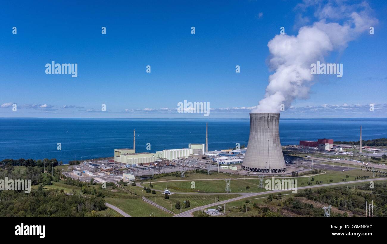 Nine Mile point Nuclear Station, Oswego, NY, États-Unis Banque D'Images