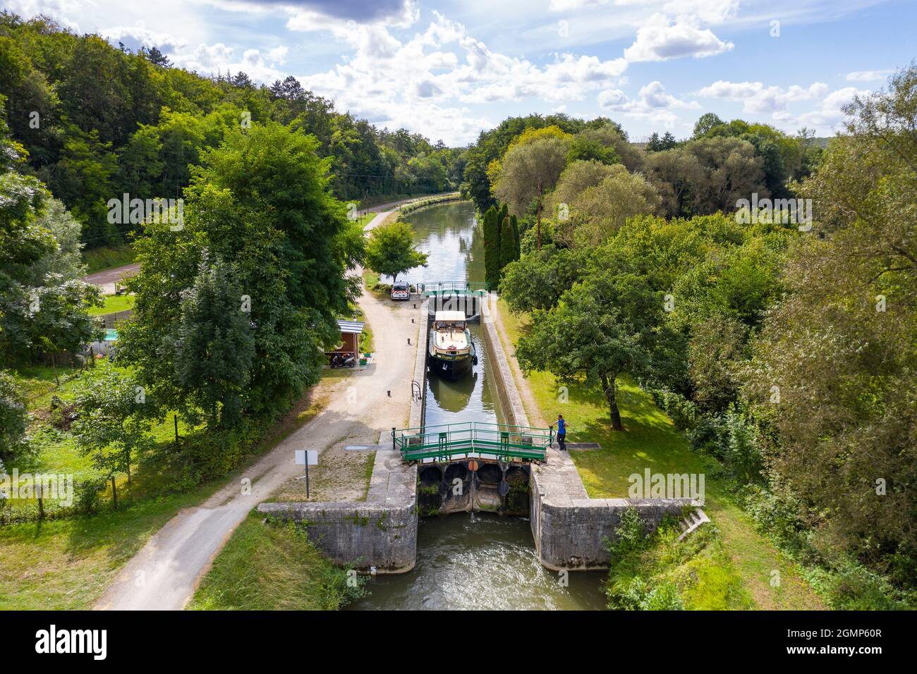 France, Yonne, Canal du Nivernais, Merry