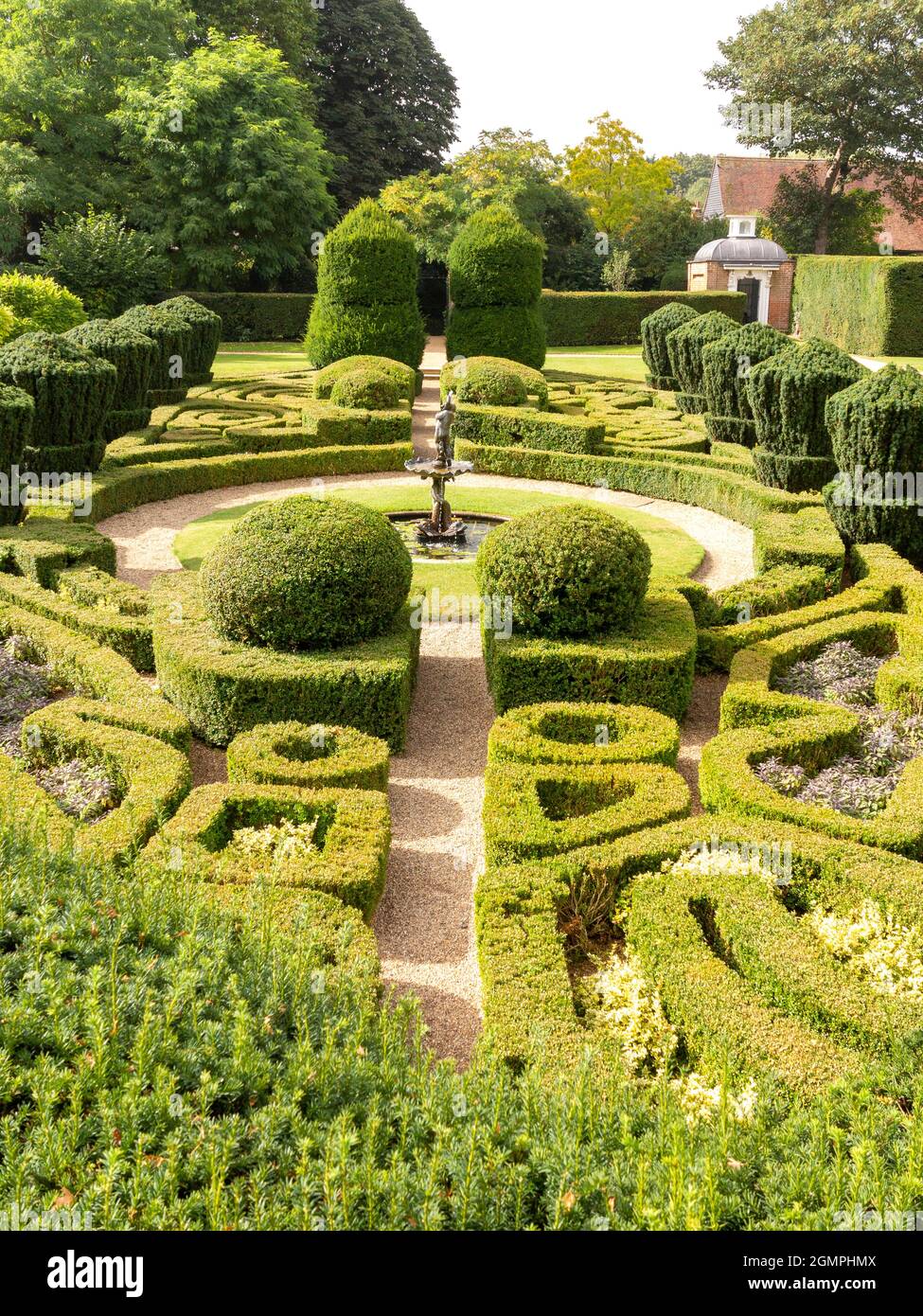 Bridge End Garden, Saffron Walden, Essex. ROYAUME-UNI Banque D'Images