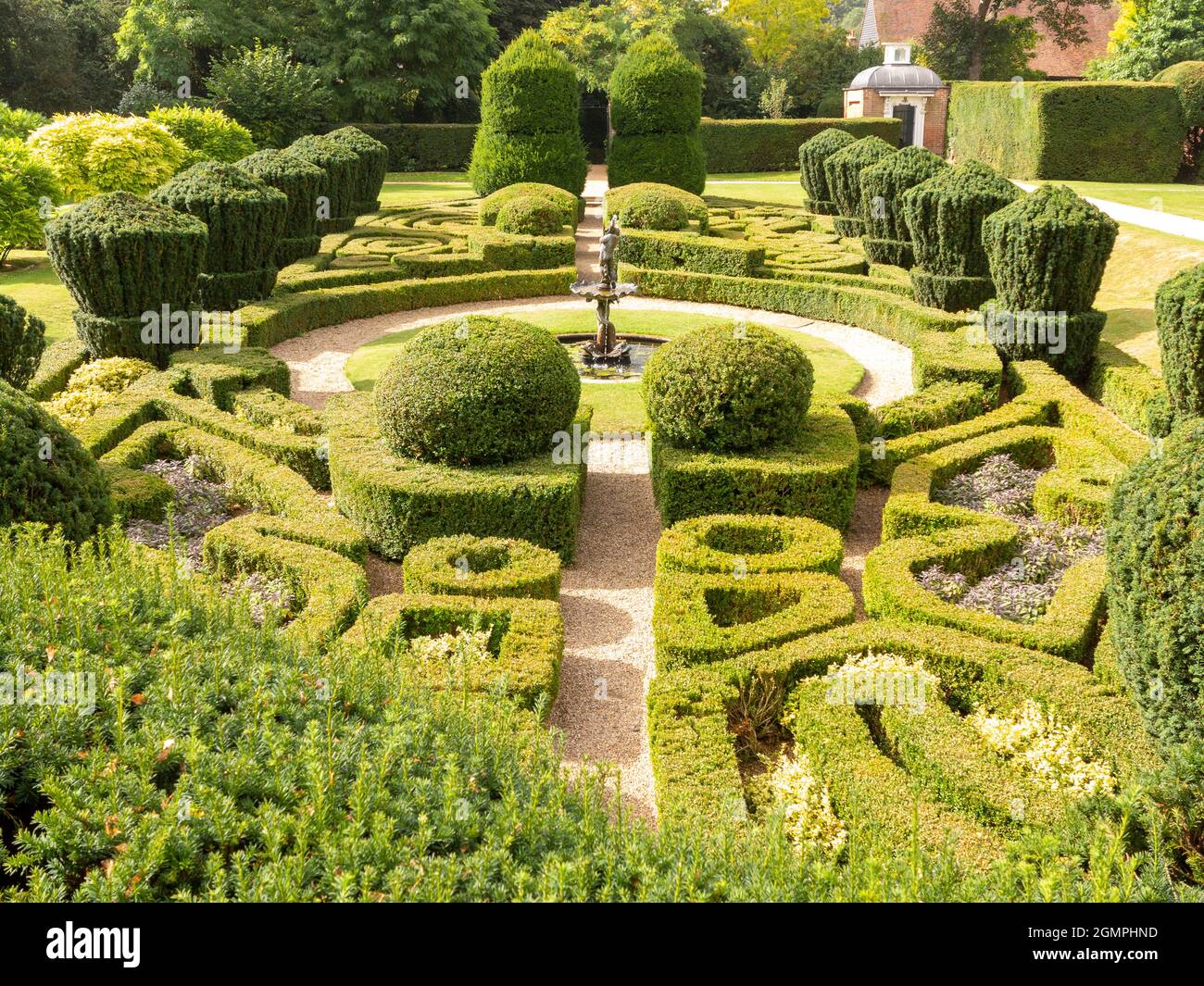 Bridge End Garden, Saffron Walden, Essex. ROYAUME-UNI Banque D'Images
