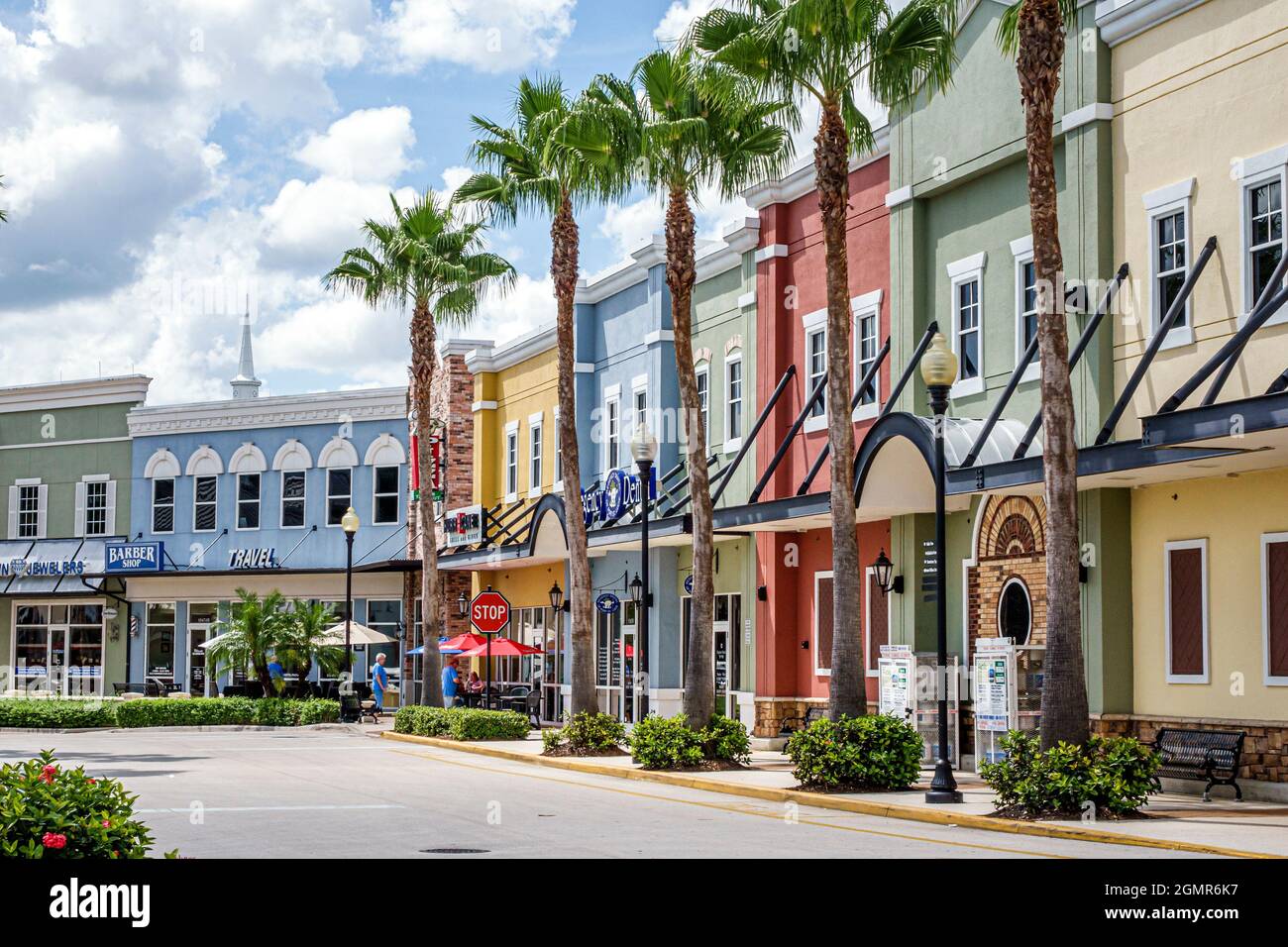 Florida Port St. Sainte Lucie Tradition Square, magasins marché magasins petites entreprises, Banque D'Images