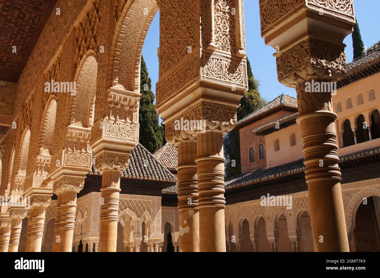 Alhambra interior decoration Banque de photographies et d’images à