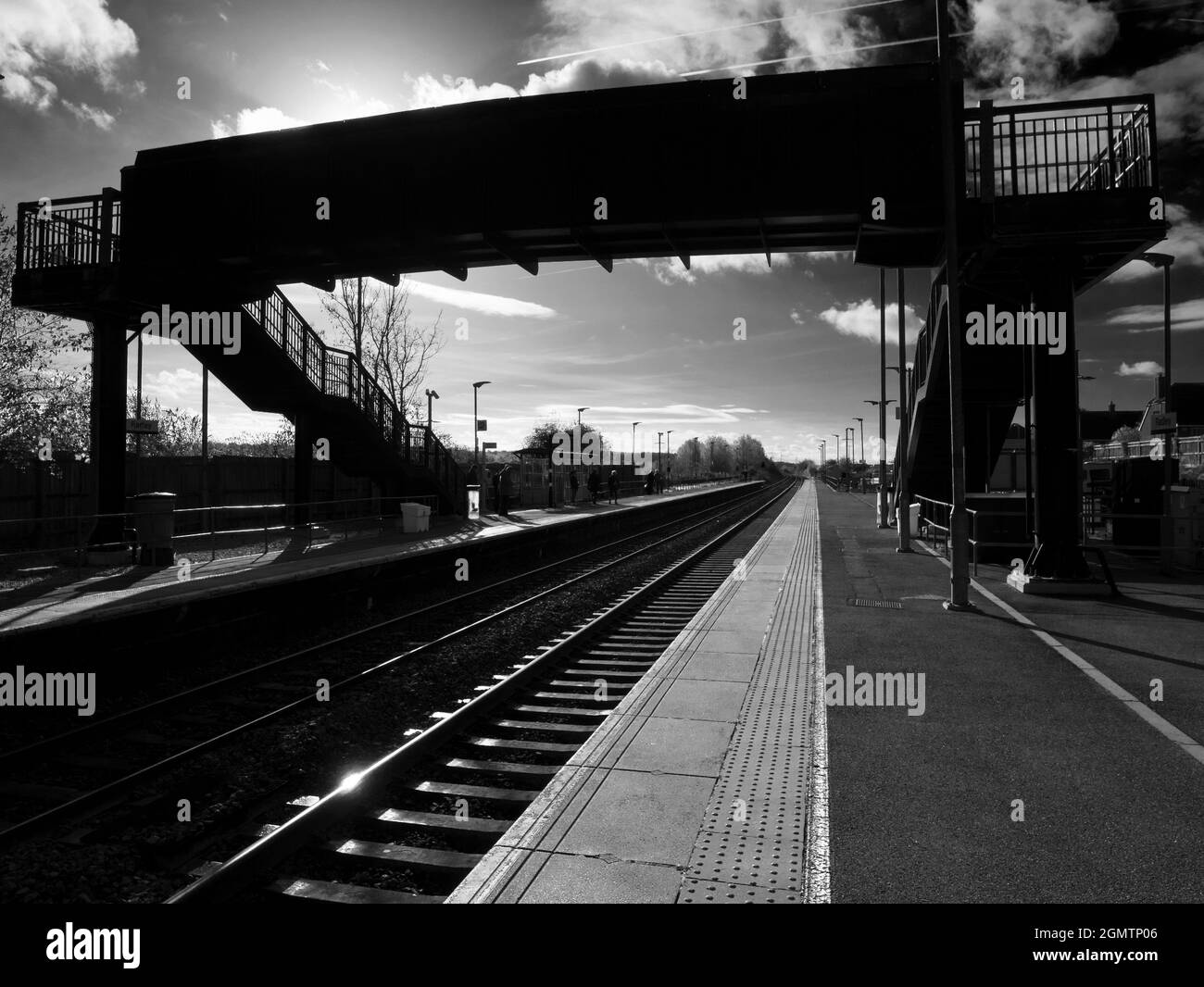 Radley Village, Oxfordshire, Angleterre - 3 novembre 2018 Radley a la chance d'être un petit village avec une gare principale, la reliant à Londo Banque D'Images