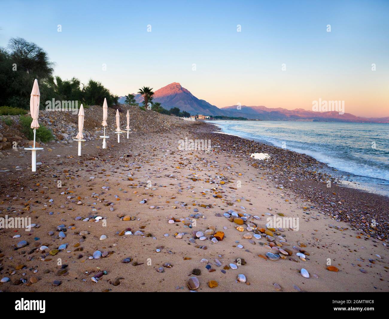 Cefalu, Sicile, Italie - 24 septembre 2019 ; pas de personne en balle. L'ancienne ville sicilienne de Cefalu, sur la côte nord de la Sicile, remonte à plus de 200 Banque D'Images