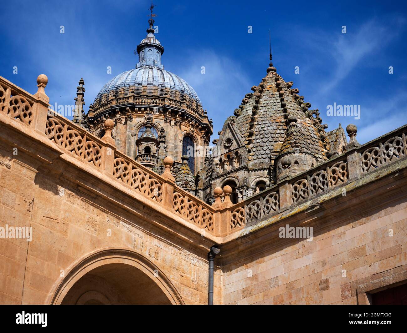Salamanque, Espagne - 13 avril 2017; pas de personnes en vue. Salamanque est une ancienne ville du nord-ouest de l'Espagne; elle est aussi la capitale de la province de sa Banque D'Images