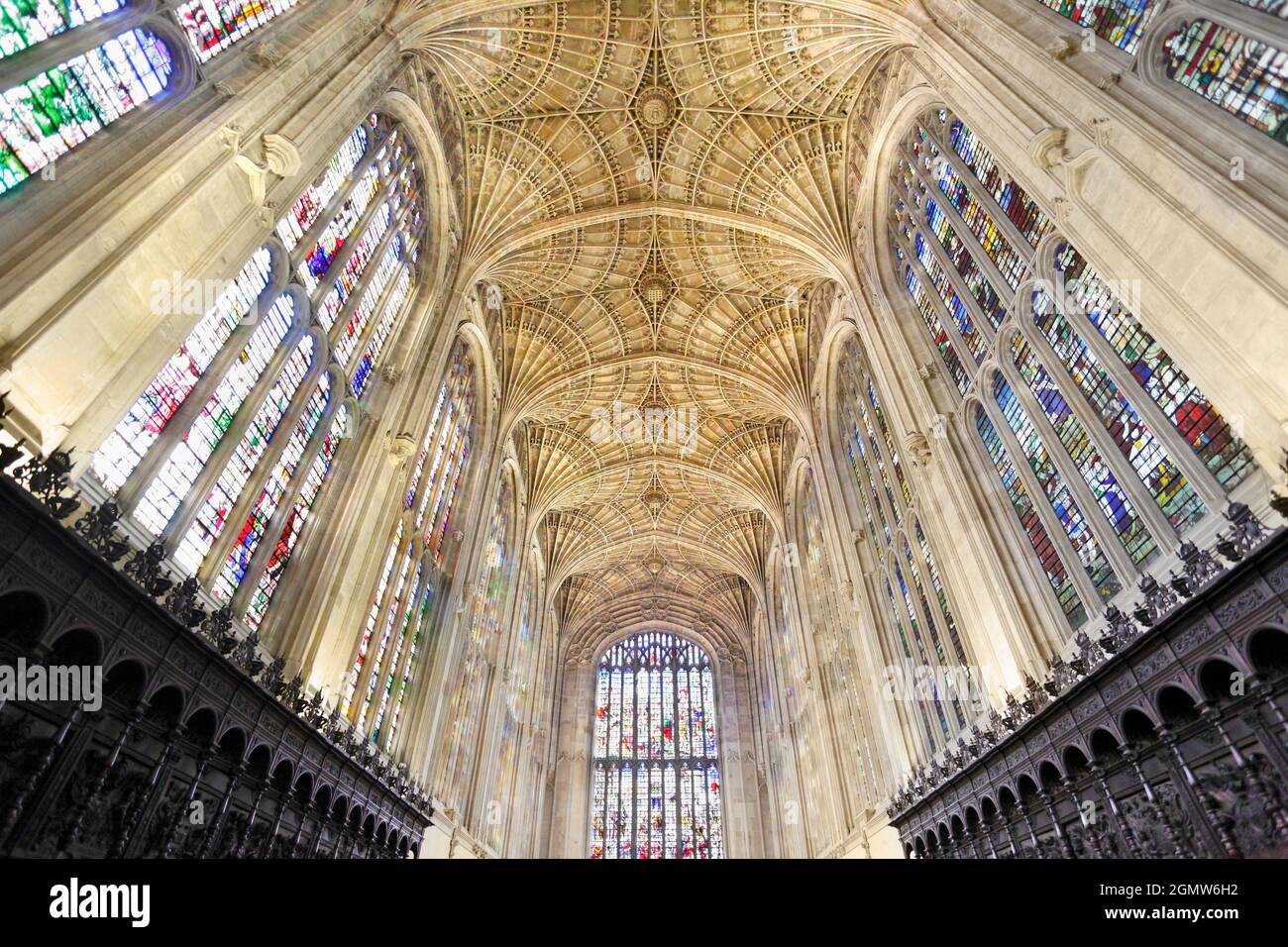 Cambridge, Angleterre - 11 novembre 2009; pas de personnes en vue. King's College Chapel est la chapelle du King's College de l'Université de Cambridge, et est Banque D'Images