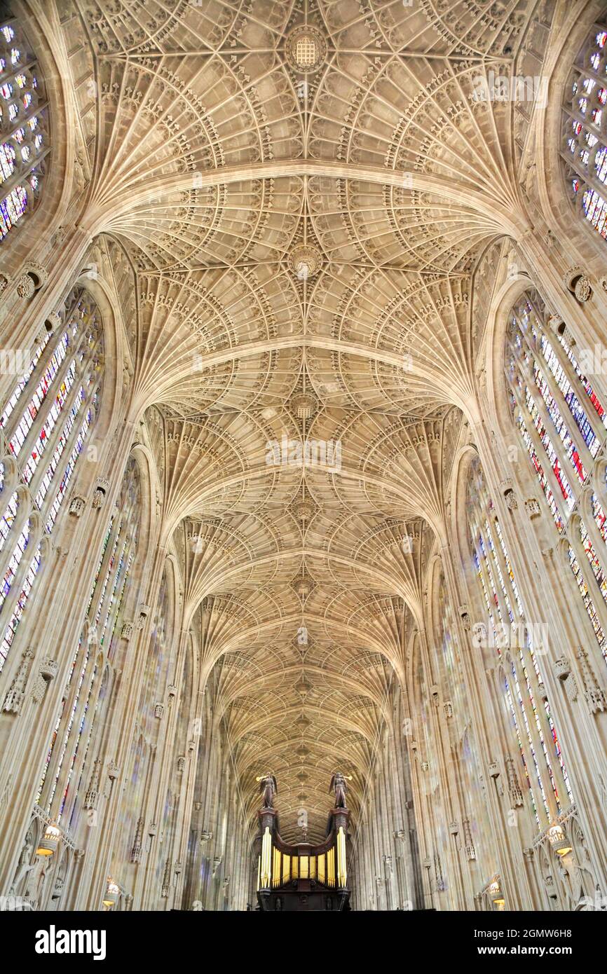 Cambridge, Angleterre - 11 novembre 2009 King's College Chapel est la chapelle du King's College de l'Université de Cambridge, et est l'une des plus belles e Banque D'Images