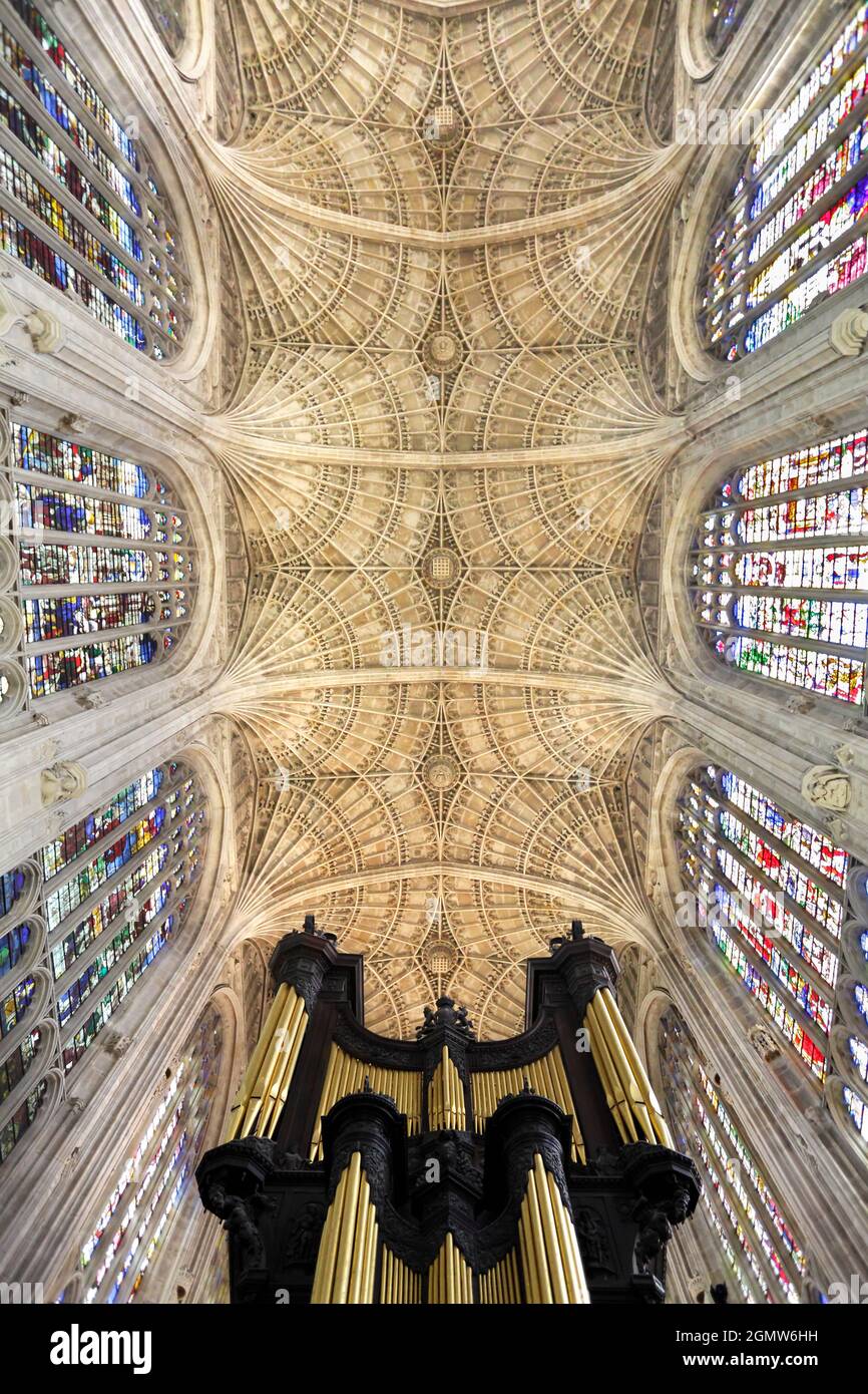 Cambridge, Angleterre - 11 novembre 2009 King's College Chapel est la chapelle du King's College de l'Université de Cambridge, et est l'une des plus belles e Banque D'Images