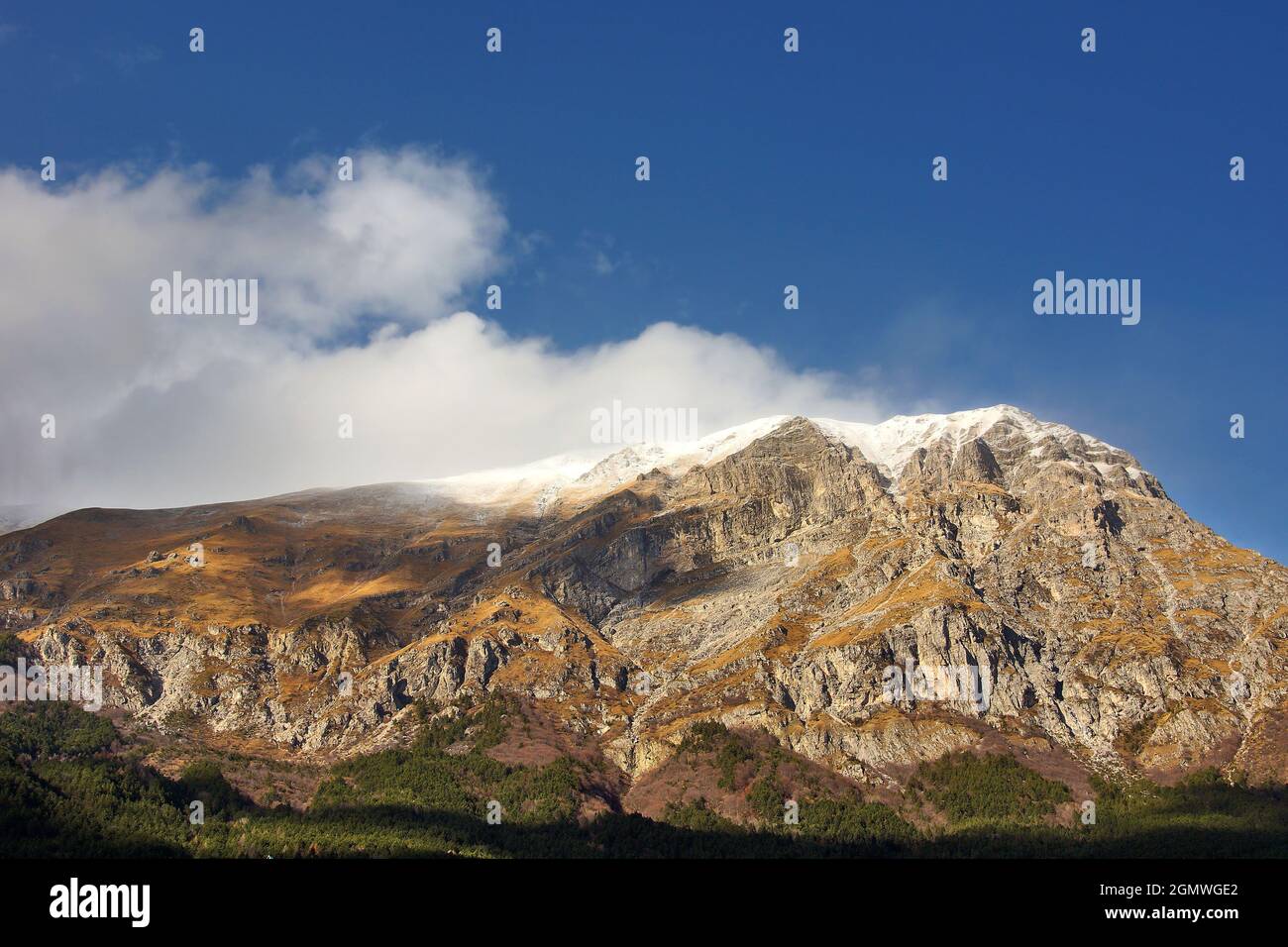 Mont Vettore, Parc National de Sibillini, Marche, Italie, Europe Banque D'Images