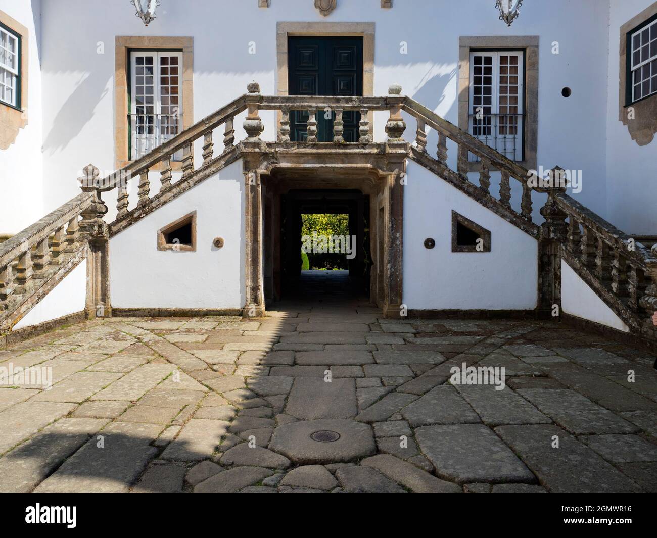 Vallée du Douro, Portugal - 11 avril 2017 Pal‡cio de Mateus, est un palais baroque inhabituel du XVIIIe siècle situé à Mateus, dans la municipalité de la vallée du Douro Banque D'Images