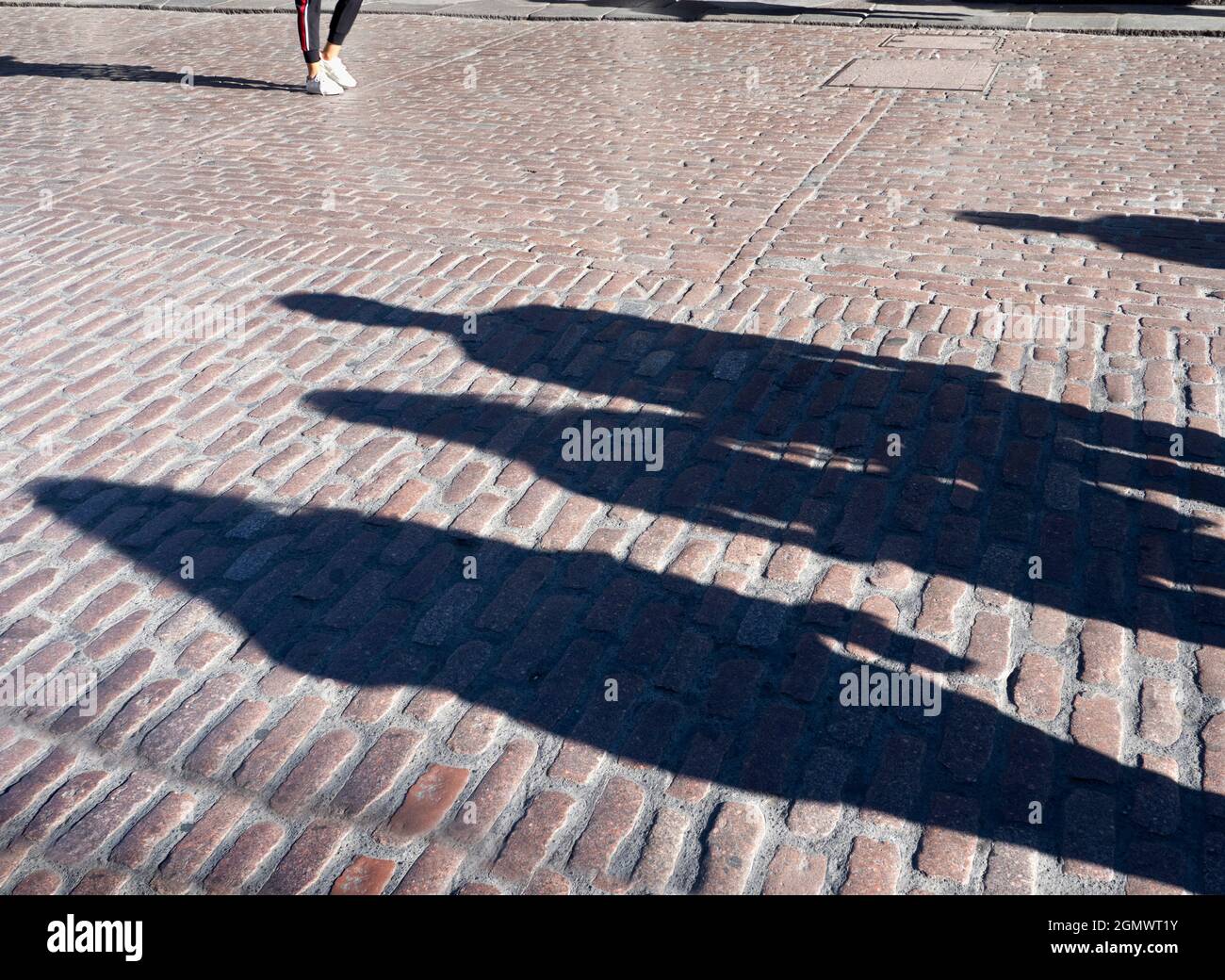 Covent Garden, Londres - 15 janvier 2016 ; pas de personne en balle. Regarder vers le bas obtient parfois le cliché, et c'est souvent inhabituel. Comme cette image de disemindi Banque D'Images