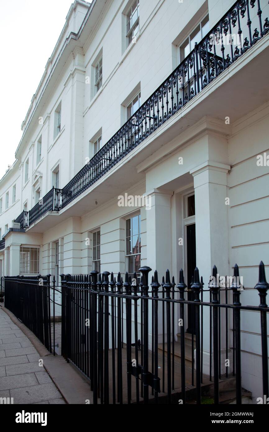 Regency Terrace à York, Royaume-Uni Banque D'Images