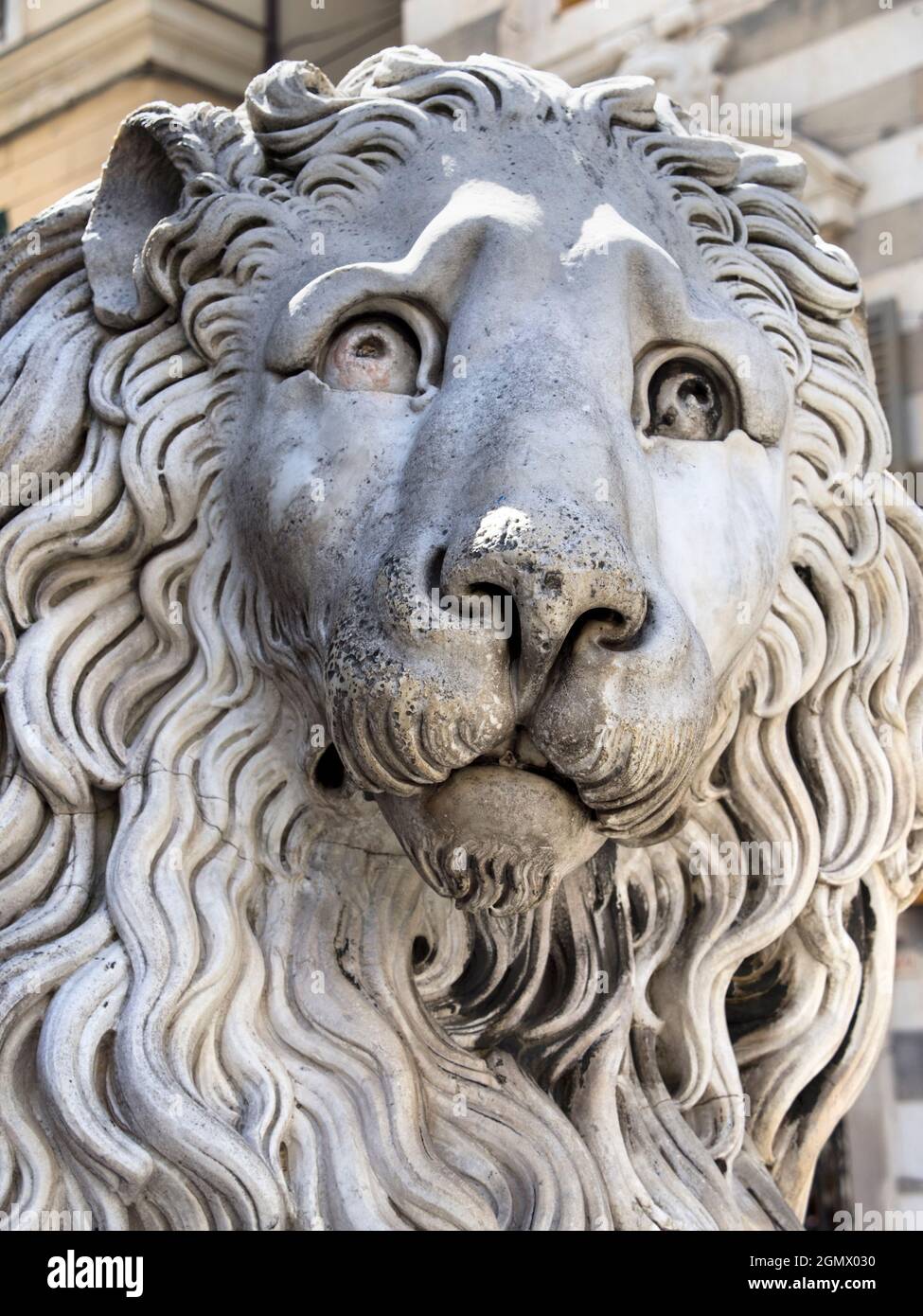 Gênes, Italie - juin 2013; la cathédrale qui est maintenant San Lorenzo, Gênes, a été fondée probablement dans le 5ème ou 6ème siècle AD, consacré à Saint Sirus, bis Banque D'Images