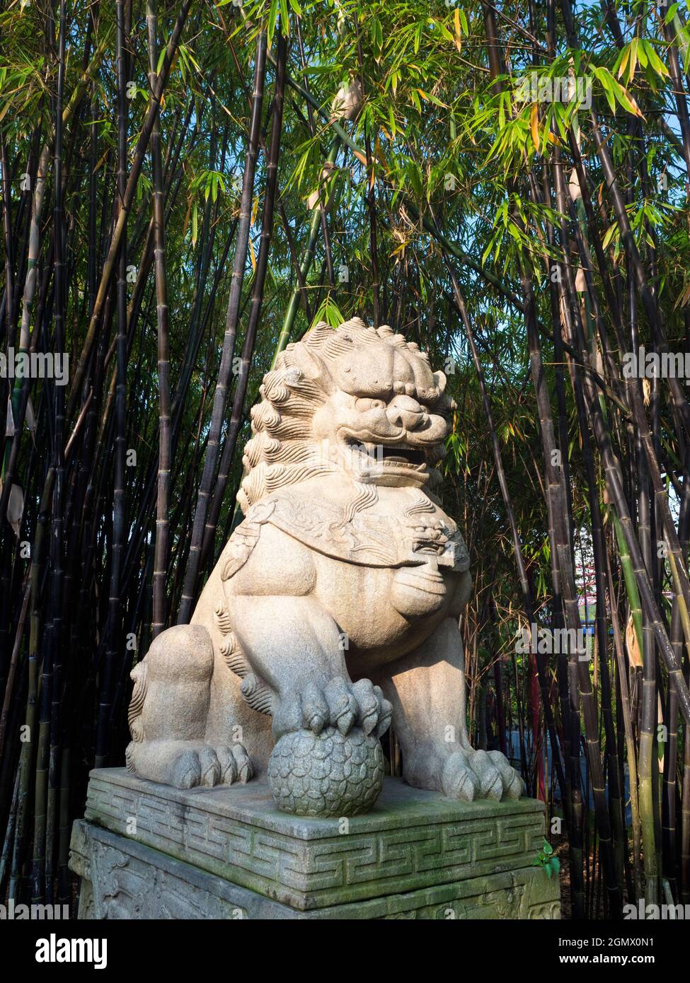 Jardins près de la baie, Singapour - 4 mars 2019 les étonnants jardins de 101 hectares près de la baie - vus ici - sont l'un des nombreux illuminés de l'environnement Banque D'Images