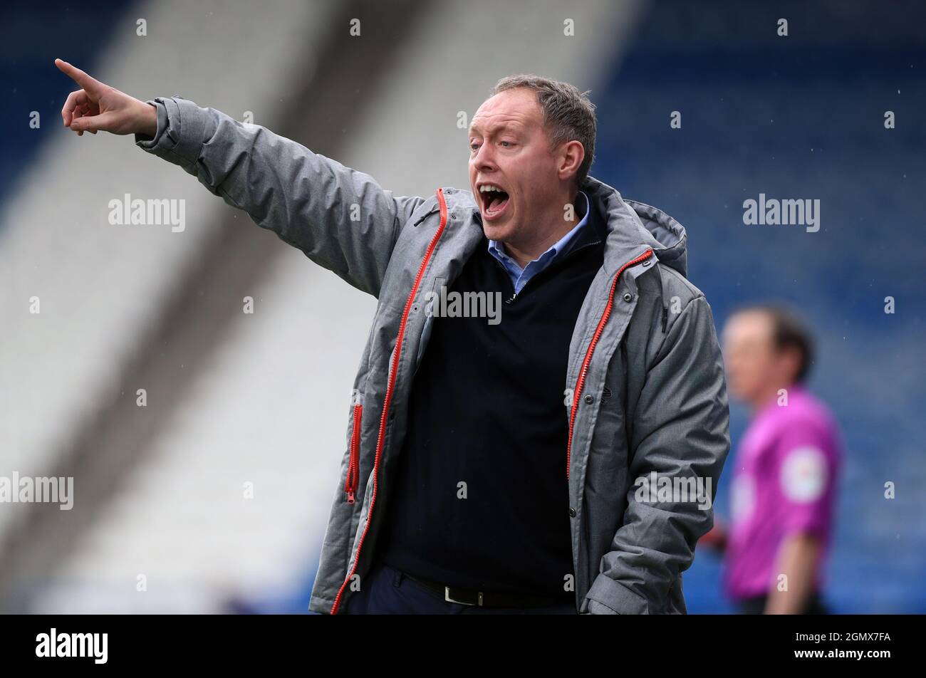 Photo du dossier datée du 20-02-2021 de Steve Cooper. Date de publication : le mardi 21 septembre 2021. Banque D'Images