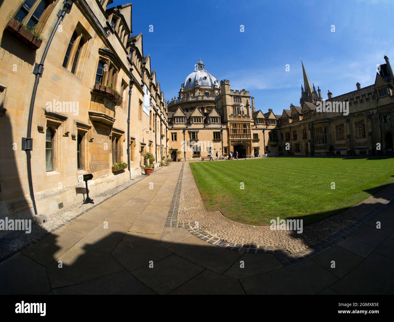 Le Brasenose College a été fondé en 1509, avec la bibliothèque et la chapelle du Collège - présentées ici - ajoutées au milieu du XVIIe siècle. Son nom étrange est croire Banque D'Images