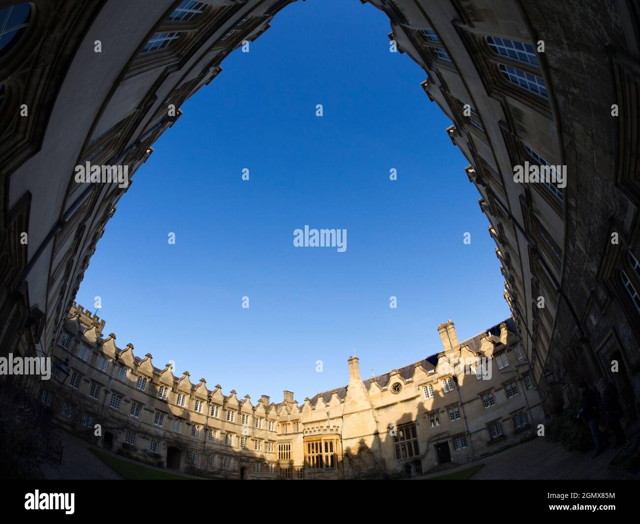 Oxford, Angleterre - 5 mai 2016; pas de personne en vue. Le collège de Jésus a été fondé par Elizabeth I le 27 juin 1571 pour l'éducation du clergé, bien que les étudiants Banque D'Images
