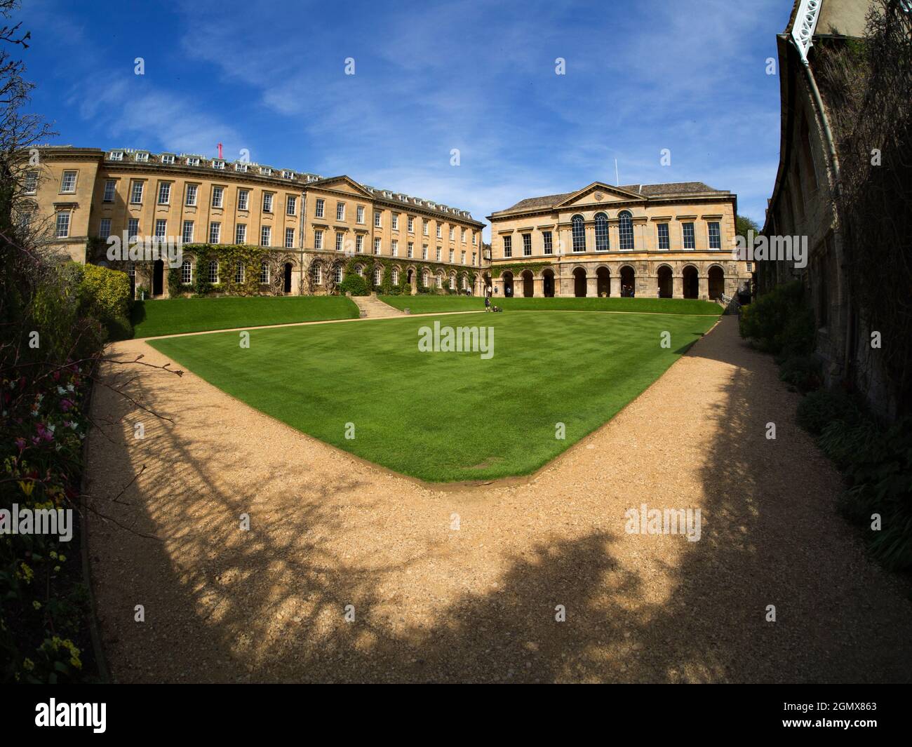 Le Worcester College a été fondé en 1714 par Sir Thomas Cookes, baronet du Worcestershire, et le collège a obtenu son nom du comté de Worcestersh Banque D'Images