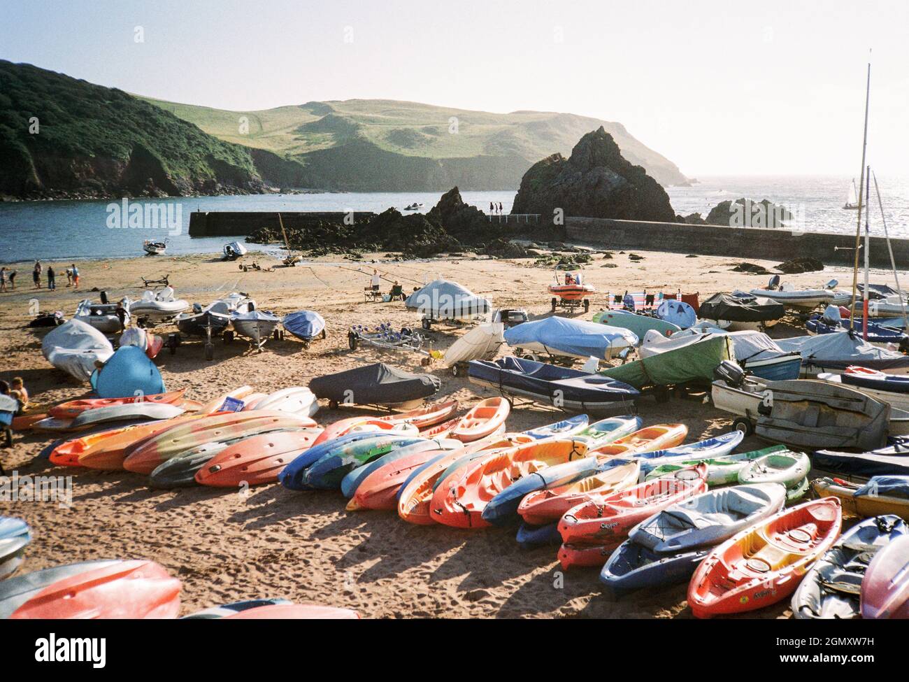 Hope Cove, South Devon, Angleterre, Royaume-Uni. Banque D'Images