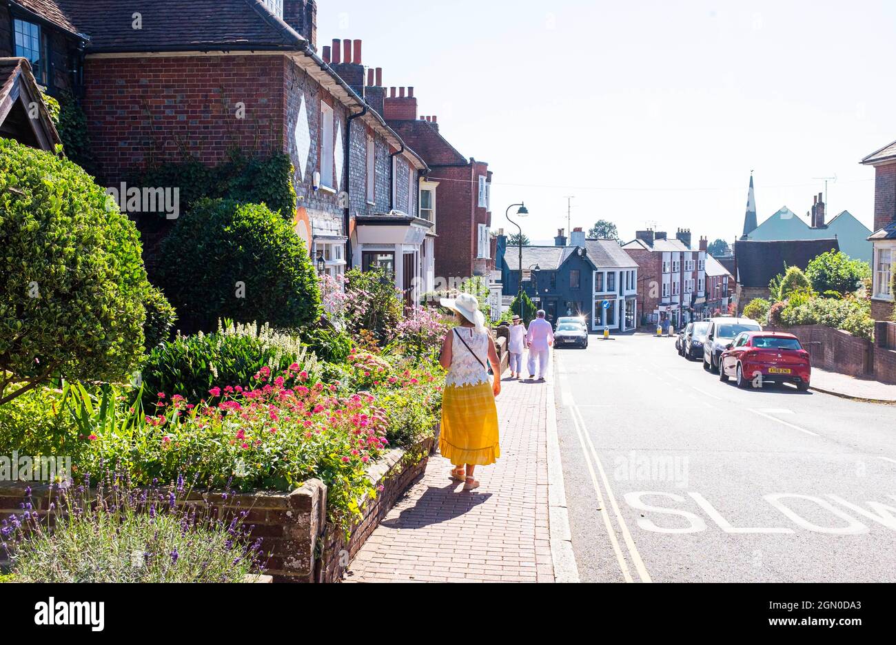 Cuckfield High Street près de Haywards Heath , Sussex , Angleterre , Royaume-Uni Banque D'Images