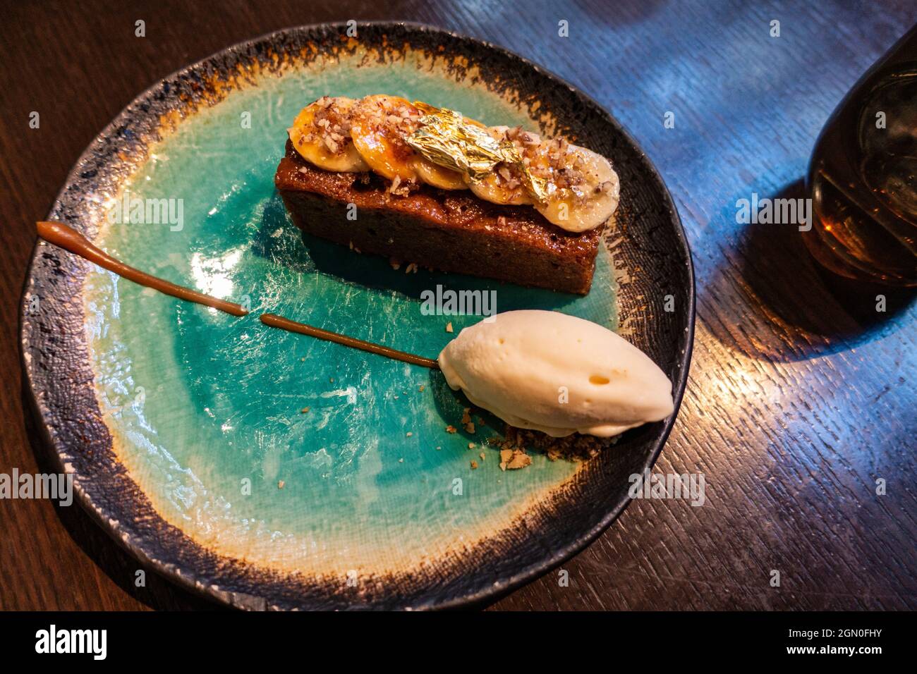 Délicieuse cuisine fusion indienne au restaurant Tamba, Abu Dhabi, Abu Dhabi, Émirats arabes Unis, Moyen-Orient Banque D'Images