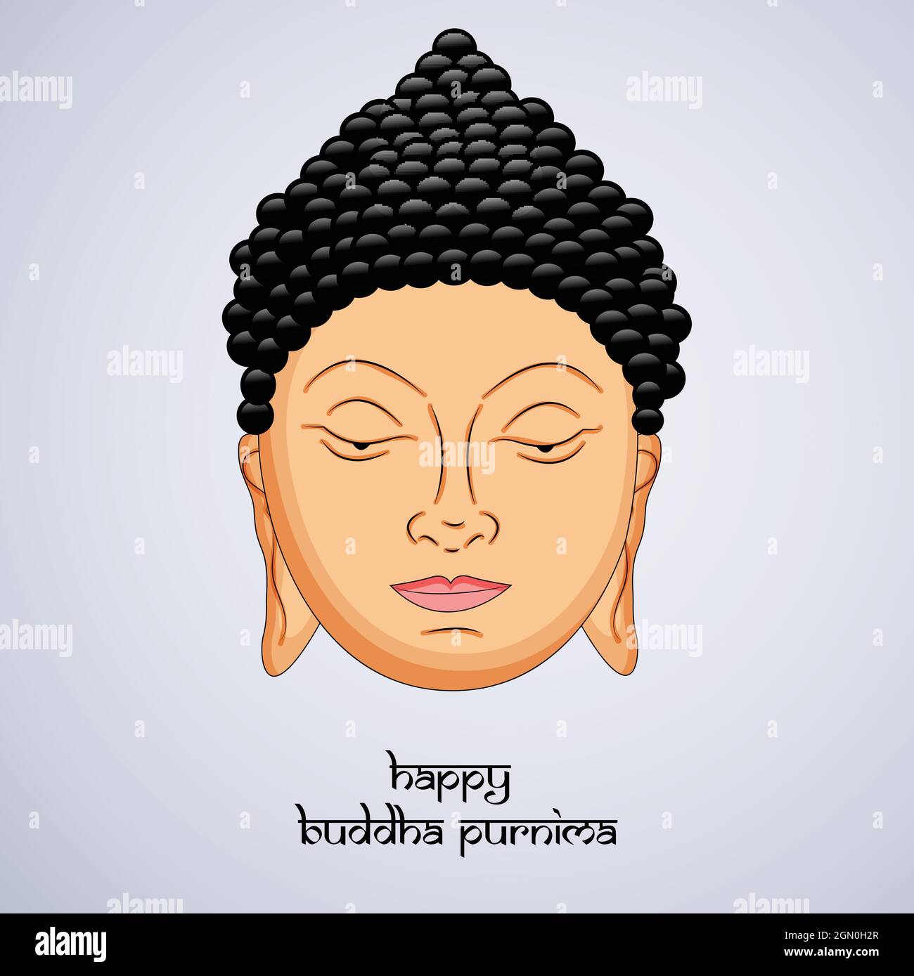 Bouddha Purnima Festival bouddhiste fond Illustration de Vecteur