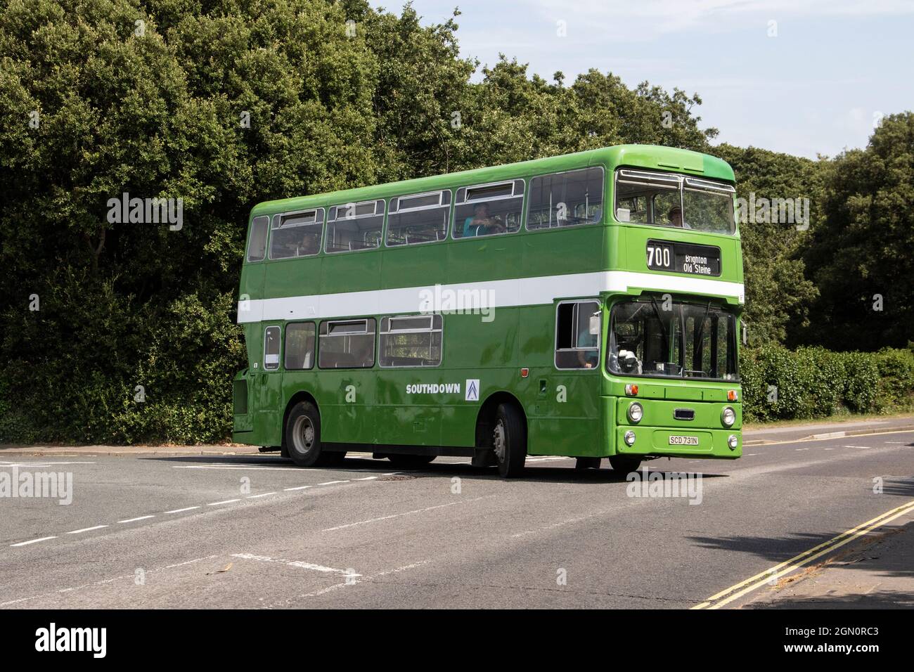 Rassemblement provincial d'autobus 2019 Stokes Bay Gosport Banque D'Images