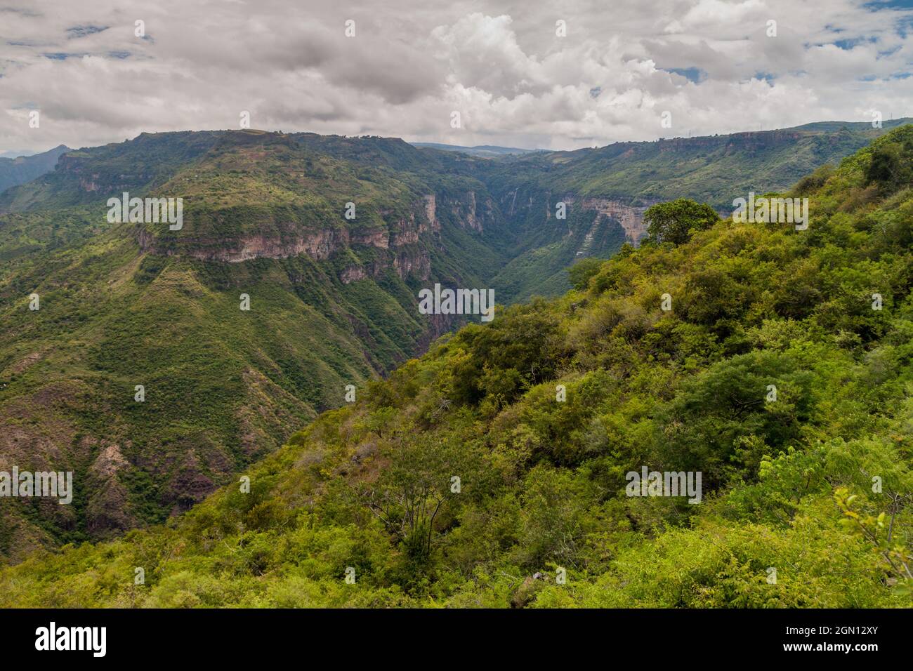 Canyon de la rivière Chicamocha en Colombie Banque D'Images