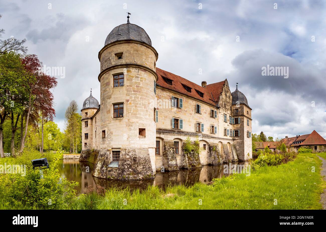 Château de Mitwitz, Bavière, Allemagne Banque D'Images