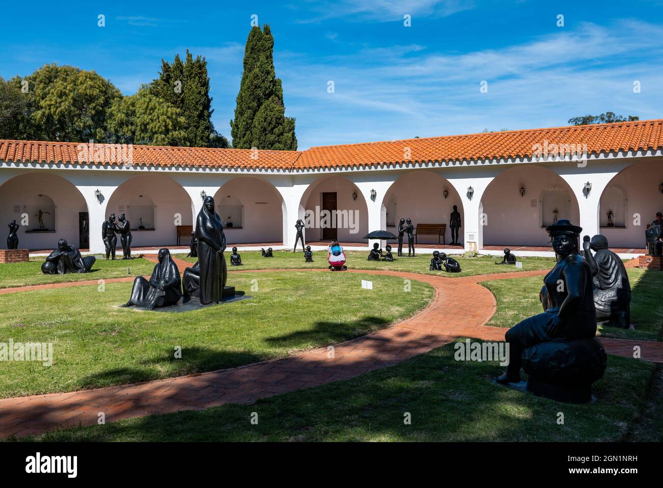 Sculptures dans le jardin du musée Punta del Este Ralli (Museo Ralli), Punta del Este, département de Maldonado, Uruguay, Amérique du Sud Banque D'Images